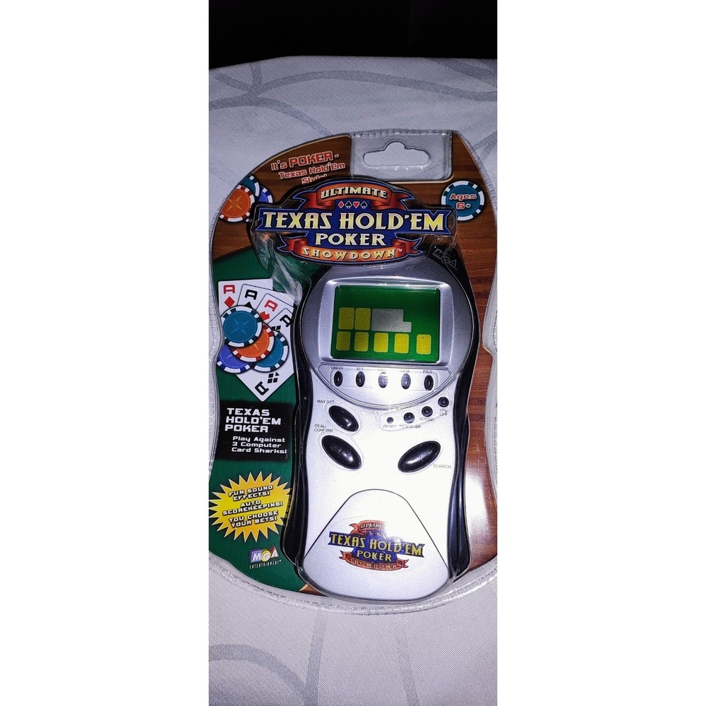 Ultimate Texas Hold'em Poker Showdown Handheld Game By MGA Entertainment  (NEW)